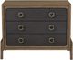Bernards Elure Latte/Peppercorn Bachelor Chest-1