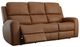 Flexsteel® Linden Caramel Power Reclining Sofa with Power Headrests and Lumbar-1