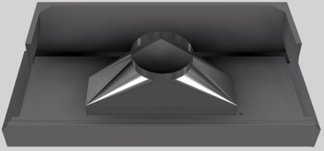 Vent-A-Hood® Designer Series 66" Gunsmoke Wall Mounted Range Hood-2