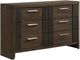Crown Mark Carlton Brown Dresser-0