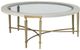 Fairfield® East Camden Antique Brass/Pearl Round Cocktail Table-0
