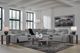 Signature Design by Ashley® Modmax II 7-Piece Pepper/Salt Modular Power Reclining Sectional with Audio Consoles-4