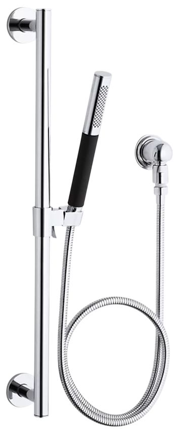 KOHLER® Polished Chrome 2.5 GPM 25" Multifunction Handshower Kit-0