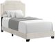 Intercon Tan Clifton Twin Upholstered Bed-0