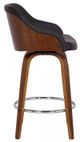 Armen Living Alec Brown 30" Swivel Bar Stool-2