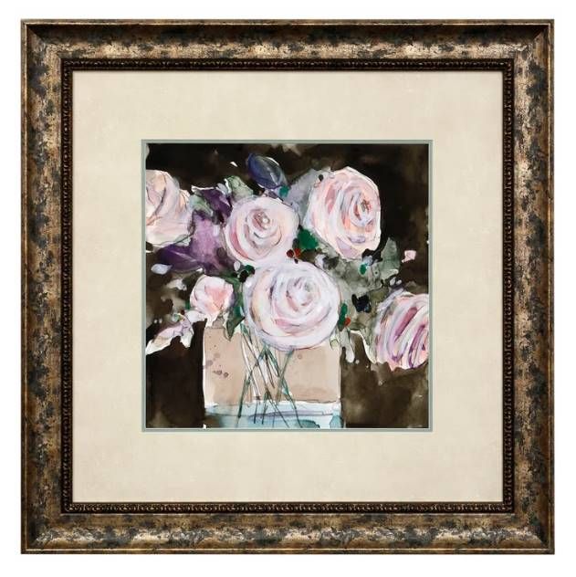 Stylecraft Jane Seymour Rose Clippings II Beige/Black/Gray Wall Art-0