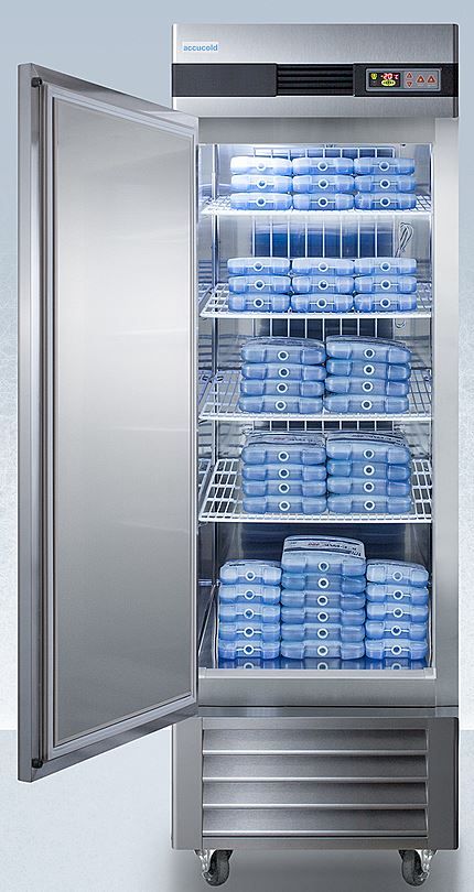 Accucold® Pharma-Lab Performance Series 28" 23 Cu. Ft. Stainless Steel Upright Pharmacy Freezer-3
