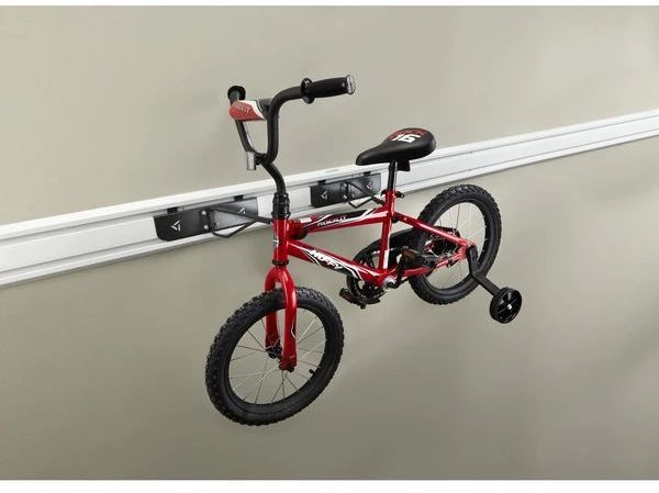 Gladiator® Set of 2 Granite Horizontal Bike Hooks-4