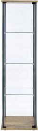 Coaster® Bellatrix Clear/Mango Display Cabinet-3