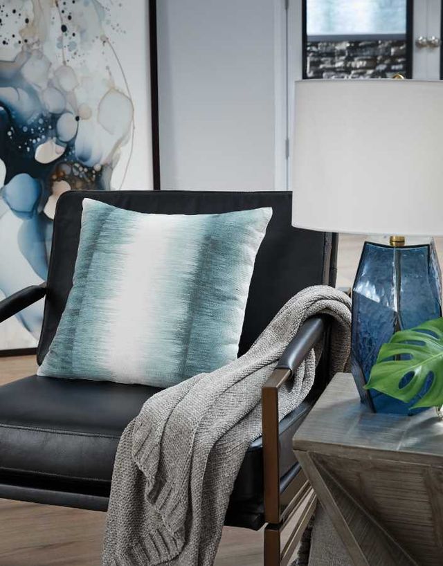 Signature Design by Ashley® Elonwich 4-Piece Teal/White Throw Pillow Set-3