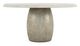 A.R.T. Furniture® Ashlar Bisque Dining Table with Sanded Bronze Base-0