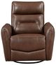 Homelegance® Thomas Toffee Brown Manual Swivel Glider Reclining Chair-2