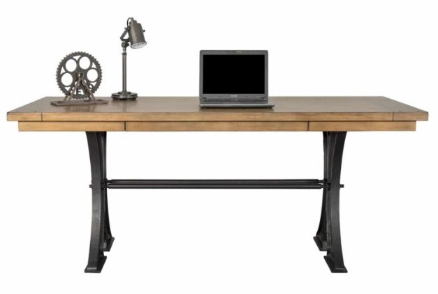 Martin Furniture Toulouse Black/Brown 72" Writing Desk-1