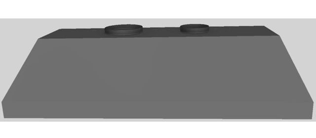 Vent-A-Hood® 54" Gunsmoke Wall Mounted Liner Insert-0