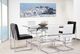 Mazin Furniture Amorra Black/Chrome Side Dining Chair-4