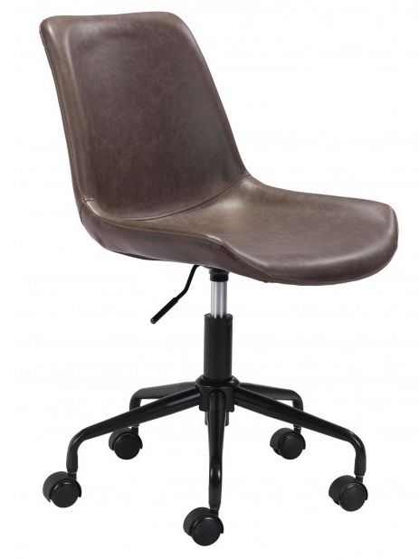 Zuo® Modern Byron Brown Office Chair-0