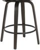 Armen Living Daxton 3-Piece Espresso/Vintage Dark Brown Counter Stool Set-4