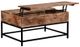 Inspire™ Ojas Natural Burnt Lift-Top Coffee Table with Black Base-3