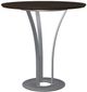 Amisco Customizable Dalia Solid Ash Bar Table with Metal Turnip Base-0