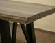 International Furniture Direct Loft Brown Brown Counter Dining Table with Black Base-4