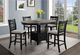 Crown Mark Hartwell Black/Light Gray Counter Chair-1