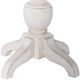 Liberty Furniture Abbey Road Churchill Brown End Table with Porcelain White Base-3