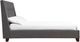 Modus Furniture Madera Dark Charcoal Queen Upholstered Platform Bed-3