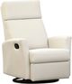 Elran L0852 White Manual Glider Rocker Recliner-0