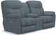 La-Z-Boy® Morrison Denim Power Reclining Loveseat with Console-1