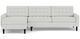 EQ3 Customizable Reverie 2-Piece Low Armrest Sectional Apartment Sofa with Left Hand Facing Grand Chaise-2