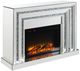 ACME Furniture Noralie Mirrored Electric Fireplace-0