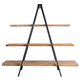 A & B Home Ramsden Tripod Black/Brown Book Shelf -1