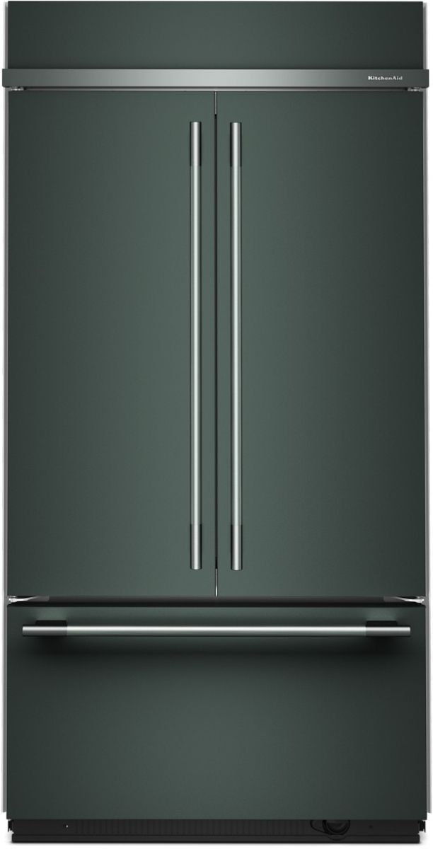 KitchenAid® 42" 24.2 Cu. Ft. Juniper Built-In French Door Refrigerator -0