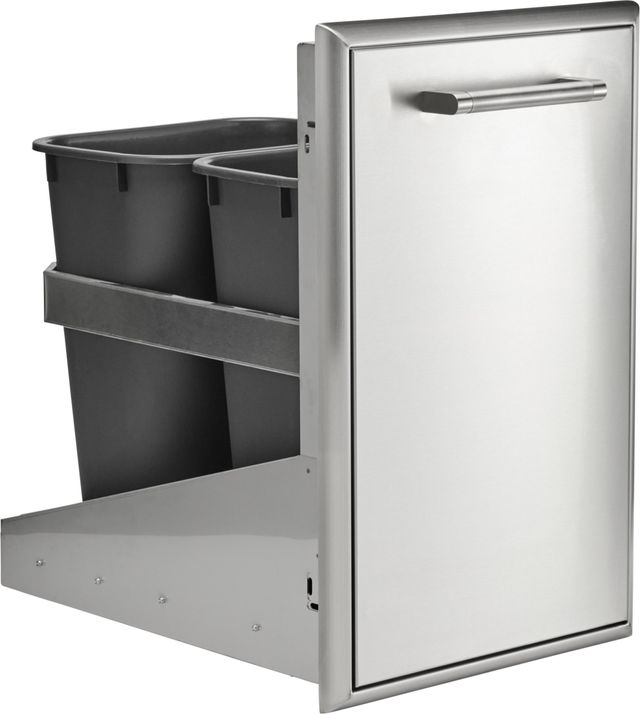 Coyote® Stainless Steel Front Back Recycle Trash Combo-2