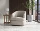 International Furniture Direct Tumbi Beige Swivel Accent Chair-2