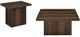 Coaster® Devar 2-Piece Dark Pine Occasional Table Set-0