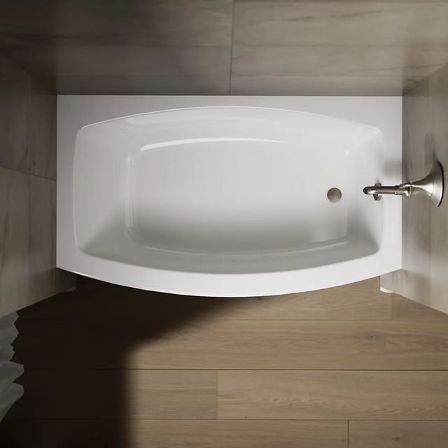 KOHLER® Expanse® White 60" x 30" Alcove Bath - Right Drain-4