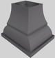 Vent-A-Hood® Designer Series 36" Gunsmoke Island Range Hood-4