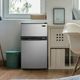 Danby® Designer Series 19" 3.1 Cu. Ft. Black Stainless Steel Compact Refrigerator-4