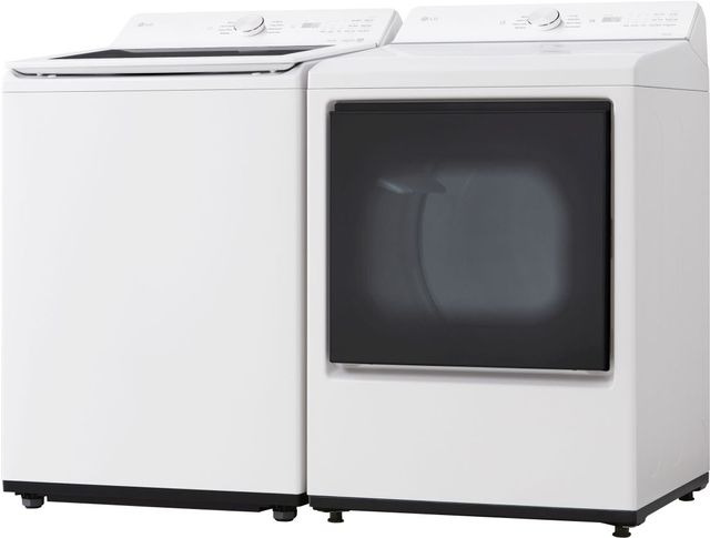 LG 7.3 Cu. Ft. Alpine White Front Load Gas Dryer -15