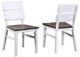 ECI Furniture La Sierra Distressed White/Grayish-Brown Chair-1