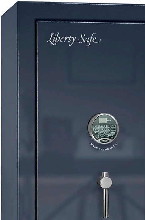 Liberty Safe Premium Home Blue Gloss/Chrome 17 Electronic Gun Safe-2