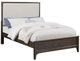 Winners Only® Westfield Expresso Twin Upholstered Panel Bed-0