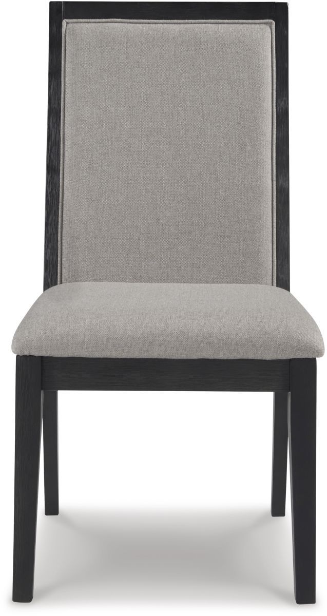Signature Design by Ashley® Foyland Rich Brushed Black Dining Chair-2