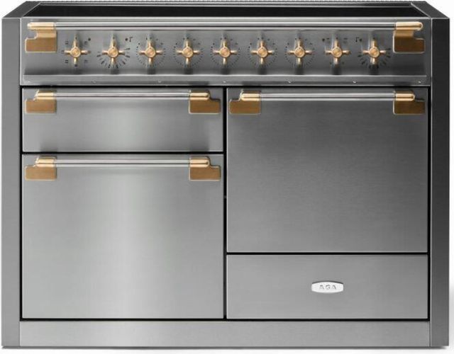 AGA™ Elise Series 48" Stainless Steel Pro Style Induction Range-0