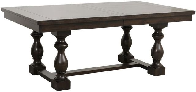 Mazin Furniture Reid Dark Cherry Dining Table-0