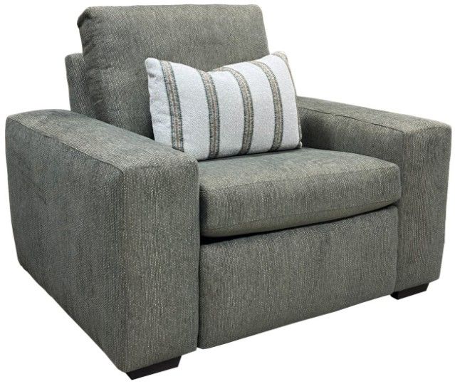 Mayo Furniture Customizable Fabric Large Track Arm Power Recliner Chair-0