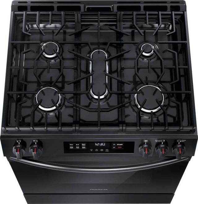 Frigidaire® 30" Black Slide In Gas Range-4