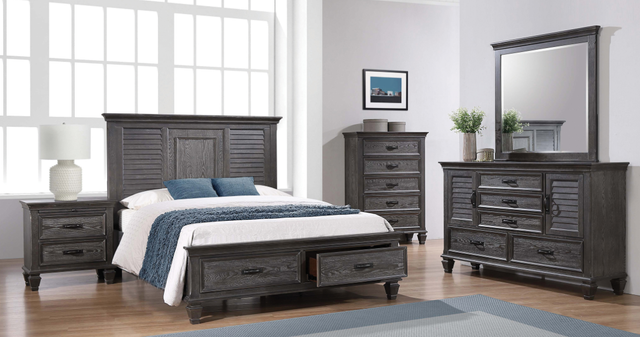 Coaster® Franco 5-Piece Weathered Sage Storage Bedroom Set -0