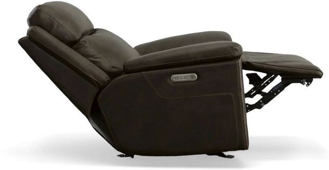Flexsteel® Chance Brown Power Gliding Recliner with Power Headrest-4